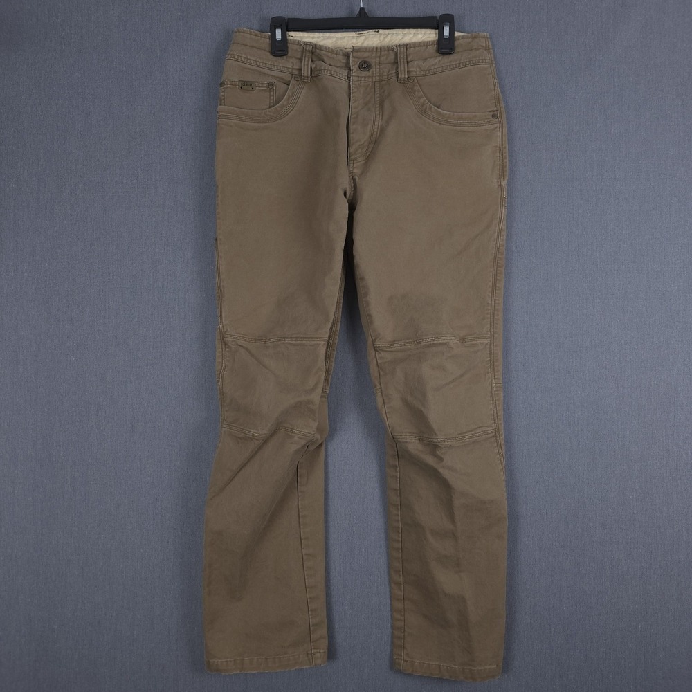 Kuhl Rebel Pants Mens 33x32 (Fits 32x31) Brown Canvas Outdoor Hiking 5139